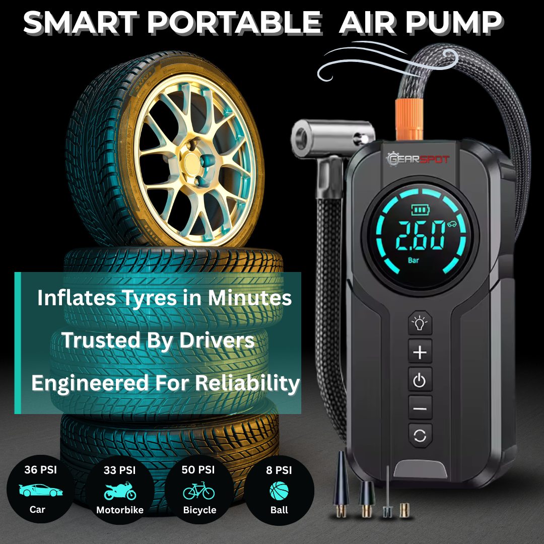 GEARSPOT 4-IN-1 JUMP STARTER KIT